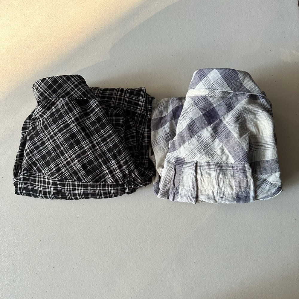 NWT Torrid Button-Front Plaid Shirts 00X M/L